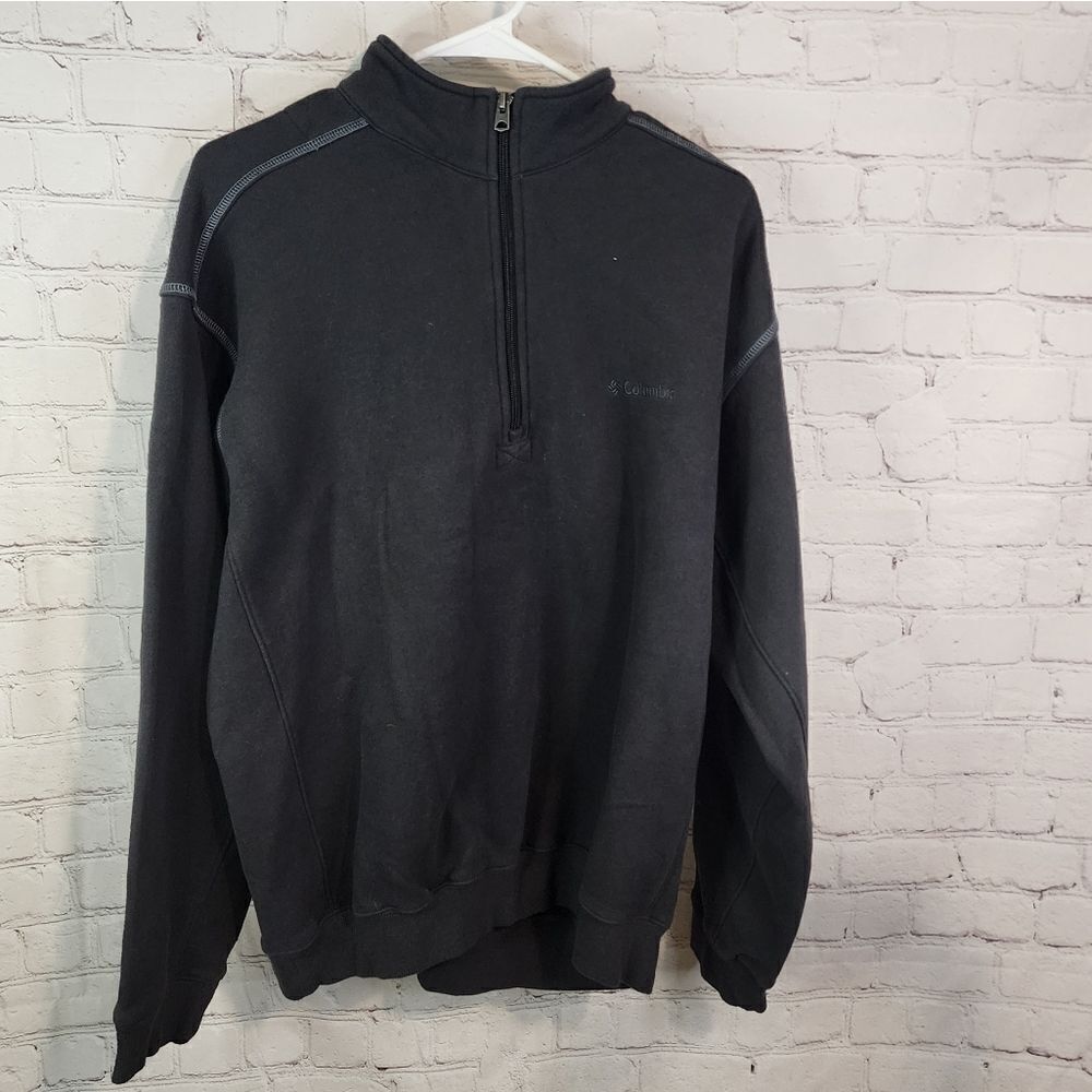 Men's Columbia zip-up fleece sweater, size Large
